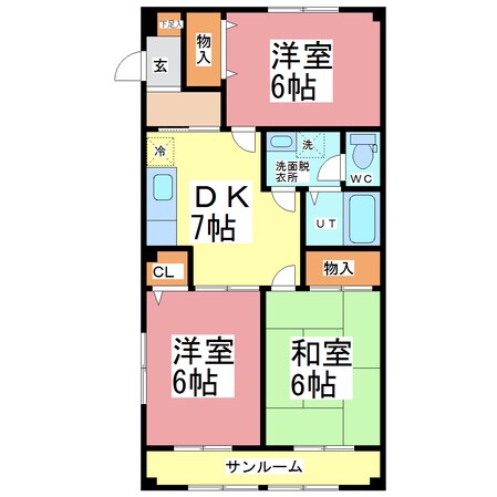 ステイズⅡの物件間取画像